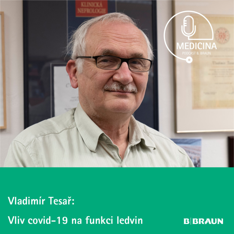 Obrázek epizody 14 Profesor Vladimír Tesař: Zdraví ledvin po covidu - Boj s long covidem a vliv očkování