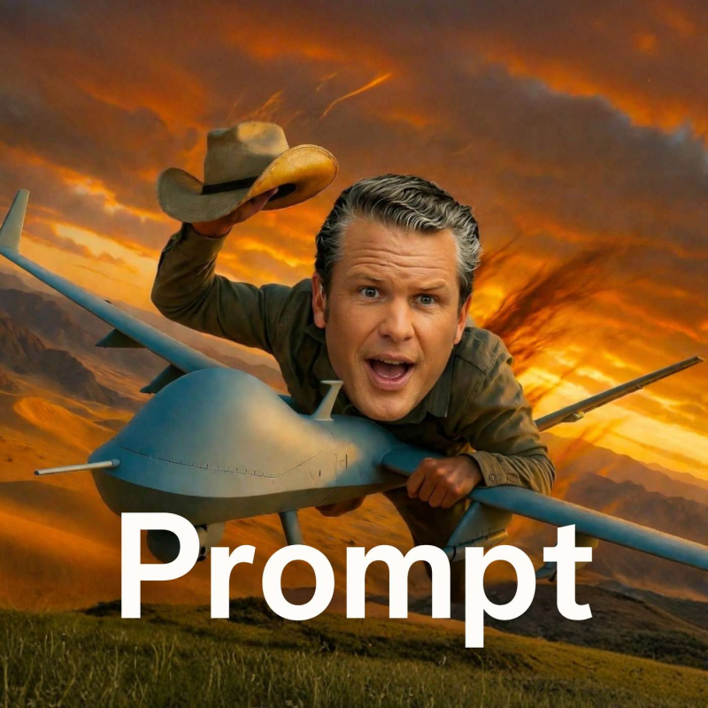 Obrázek epizody Hegseth bombarduje Írán hlava nehlava a schovává se za AI