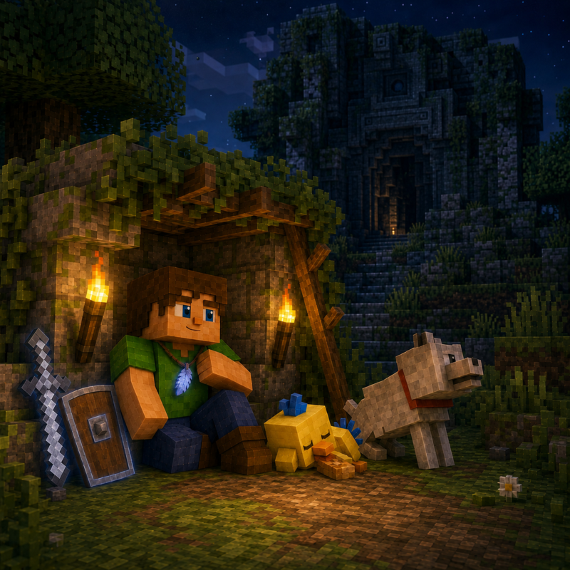 Obrázek epizody Kapitola 78 – Pírko, které se zachvělo | Karlíkovy minecraftické pohádky (Kniha 2)