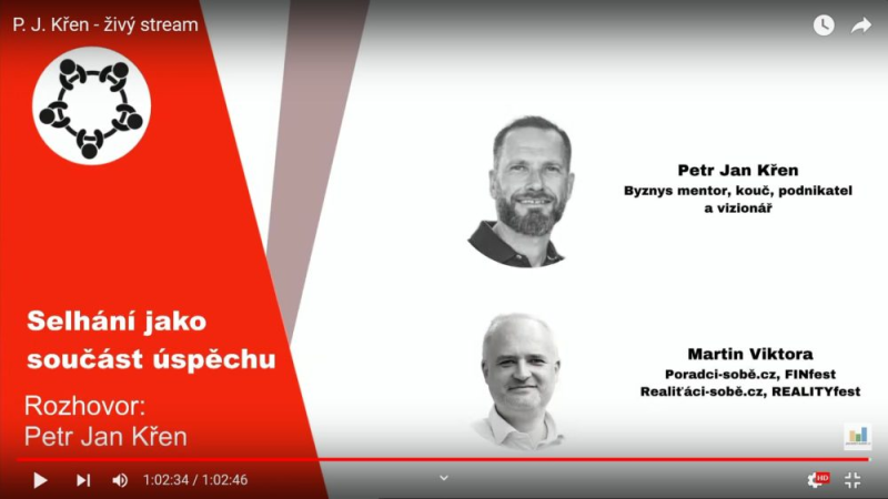Obrázek epizody Petr Jan Křen – Tajemství úspěšného podnikání třetího tisíciletí: Selhání jako součást úspěchu