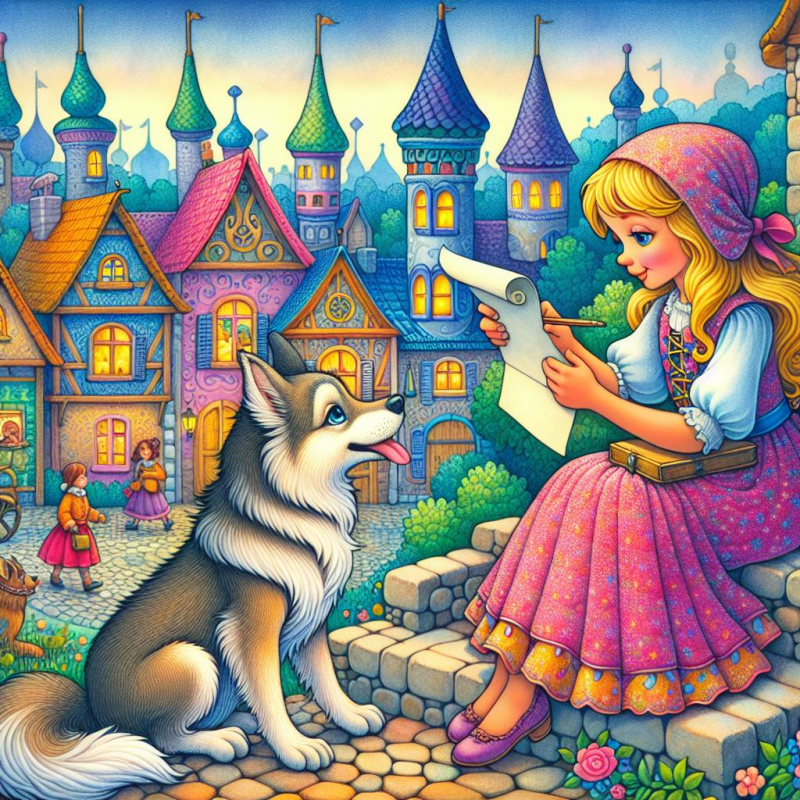 Obrázek epizody O pejskovi a kočičce, jak psali psaní děvčatům do Nymburka