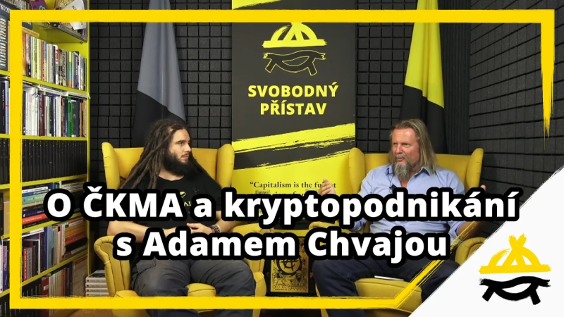 Obrázek epizody Studio Svobodného přístavu: O ČKMA a kryptopodnikání s Adamem Chvajou