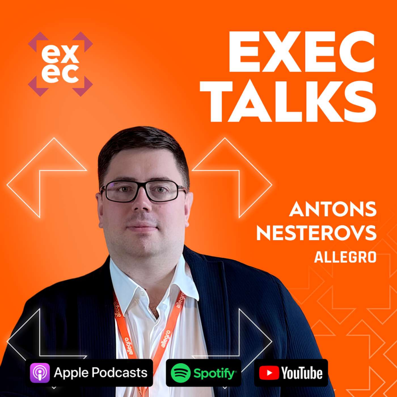 Obrázek epizody #67 exec talks: 🇬🇧 Antons Nesterovs (Group Merchant Business Development, Allegro) –⁠⁠⁠⁠⁠⁠ From price to trust: Building a Marketplace in the Czech Republic