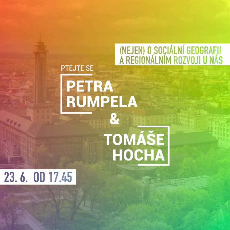 Obrázek epizody O SOCIÁLNÍ GEOGRAFII A REGIONÁLNÍM ROZVOJI U NÁS SE ZÁSTUPCI KATEDRY