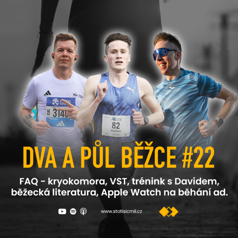 Obrázek epizody Dva a půl běžce #22: FAQ - kryokomora, Ingebrigtsen, VST, Apple Watch na běhání, literatura ad.