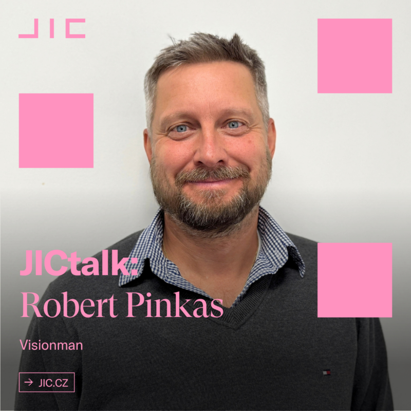 Obrázek epizody JICtalk: Robert Pinkas – Visionman
