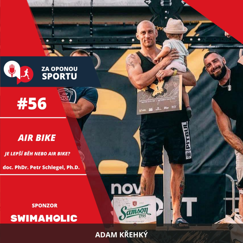 Obrázek epizody Za oponou sportu #56 - doc. PhDr. Petr Schlegel, Ph.D. - Air Bike aneb je lepší běh nebo Air bike?