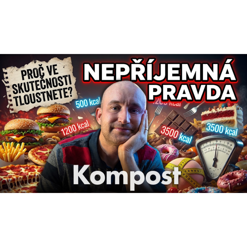 Obrázek epizody Jediný důvod proč tloustnete. Nepříjemná pravda, kterou nikdo neříká. Jak zhubnout? | Kompost #5