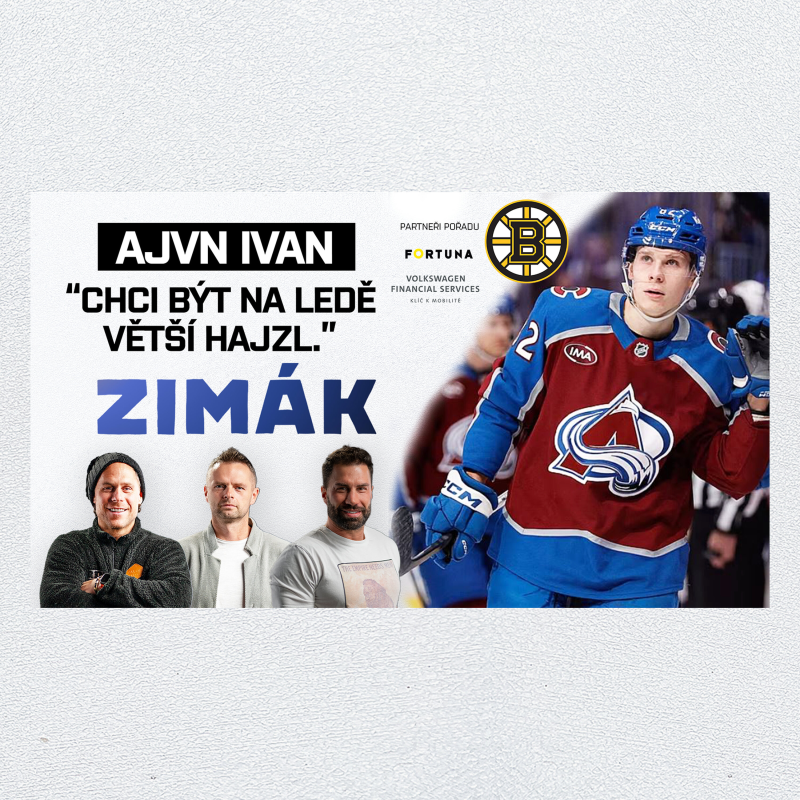 Obrázek epizody ZIMÁK s Ajvnem Ivanem: V Česku nevidím svou budoucnost. Vím, že budu hrát NHL