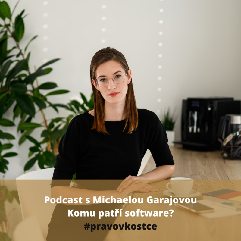 Obrázek epizody Právo v kostce #19 - Michaela Garajová - Komu patří software a jak to ošetřit?