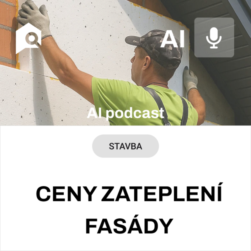 Obrázek epizody #21 AI podcast - Ceny a dotace zateplení fasády