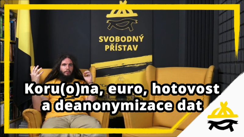 Obrázek epizody Studio Svobodného přístavu: Koru(o)na, euro, hotovost a deanonymizace dat