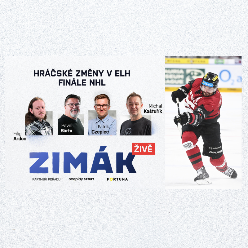 Obrázek epizody Zimák ŽIVĚ | Kempný na odchodu a další změny v extralize. Třinec je (zatím) vítěz
