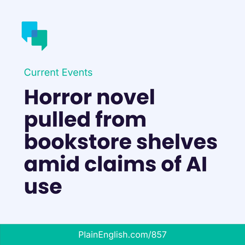 Obrázek epizody Should AI be allowed in books?