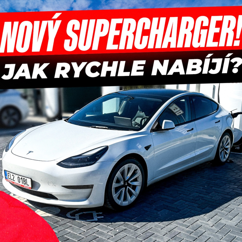 Obrázek epizody Nový Tesla Supercharger u D1 – Rytířsko / Jamné (TEST NABÍJENÍ)