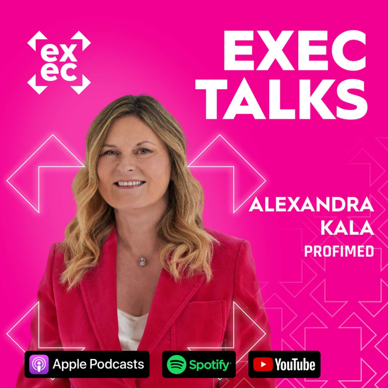 Obrázek epizody #74 exec talks: Alexandra Kala (CEO, Profimed) – Od B2B distribuce k půlmiliardovému omnichannelu, cenotvorba a expanze