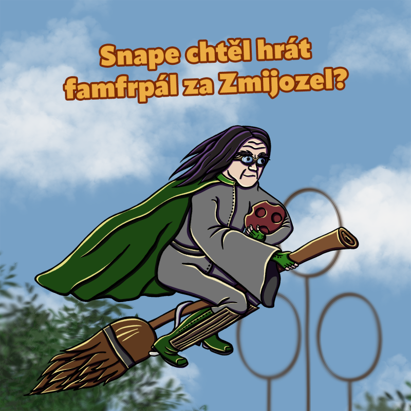 Obrázek epizody Snape chtěl hrát famfrpál za Zmijozel? (S3E18)