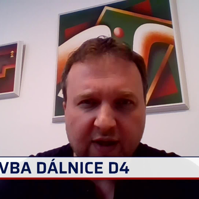 Obrázek epizody Marian Jurečka o výstavbě dálnic (zdroj: CNN Prima NEWS)