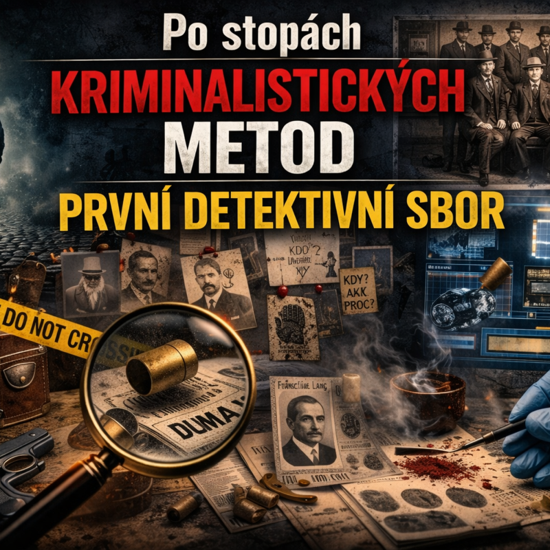 Obrázek epizody Po stopách kriminalistických metod - PRVNÍ DETEKTIVNÍ SBOR
