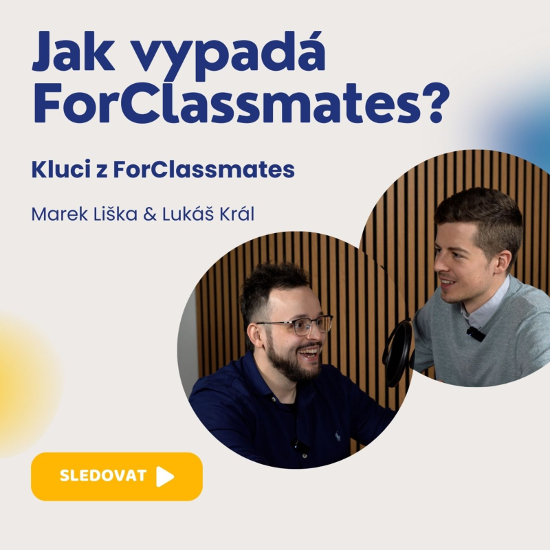 Obrázek epizody #2 Jak vypadá ForClassmates?