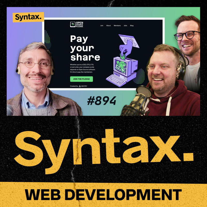 Obrázek epizody 894: Open Source Matters w/ Chad Whitacre