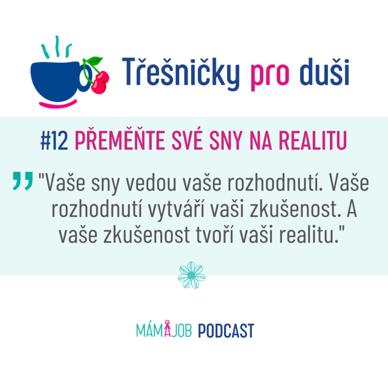 Obrázek epizody #12 PŘEMĚŇTE SVÉ SNY NA REALITU