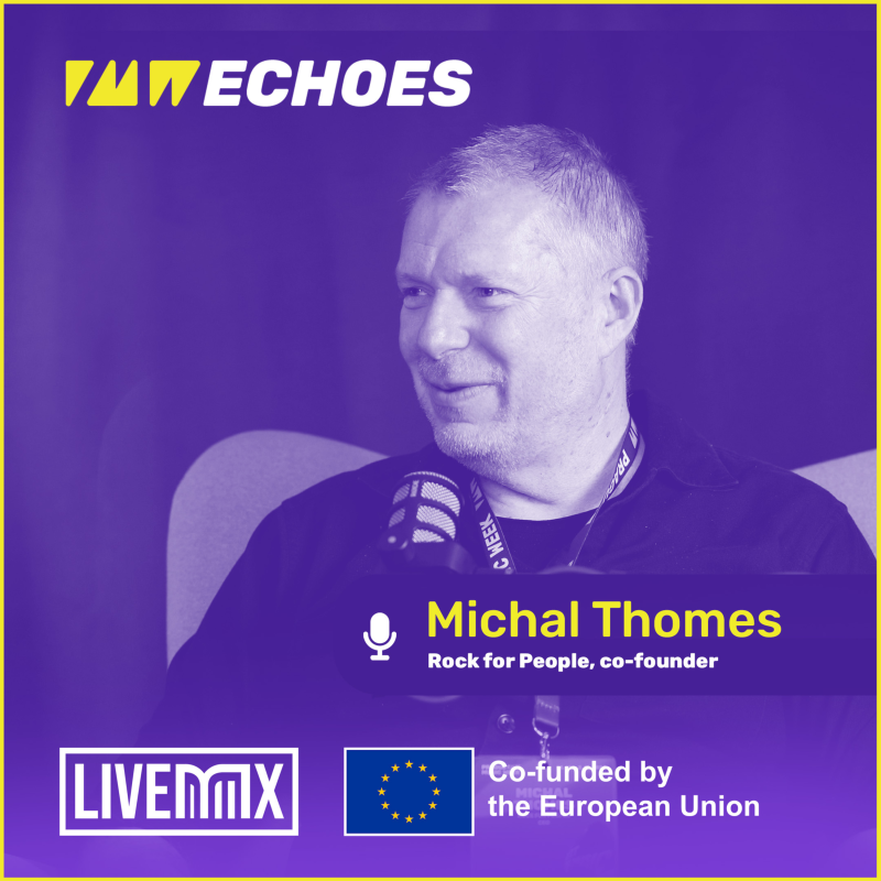 Obrázek epizody Rock for People: Jak se staví velký festival? 🎪🔥 Michal Thomes, PMW ECHOES #4