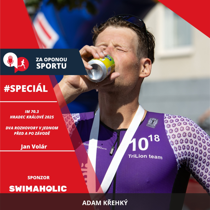 Obrázek epizody Za oponou sportu #SPECIÁL - Jan Volár - IM 70. 3. Hradec Králové 2026