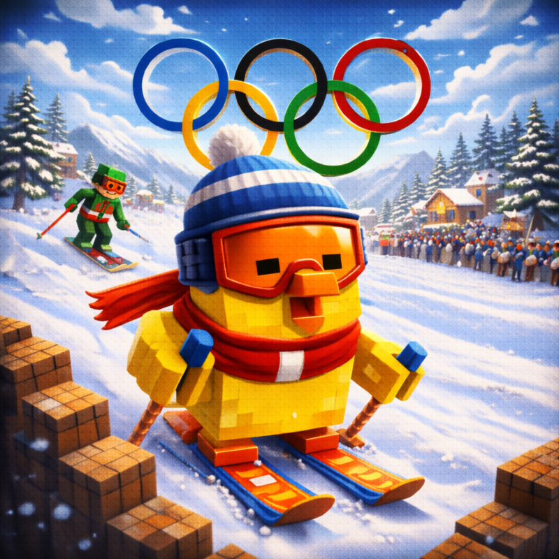 Obrázek epizody BONUS - Kdáčkova velká olympiáda - první část | Karlíkovy minecraftické pohádky