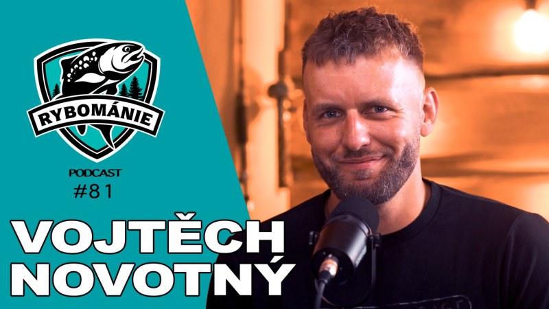 Obrázek epizody Byl 50 dní v kuse na kaprech. A v zimě! Vojtěch Novotný v podcastu RYBOMÁNIE #81
