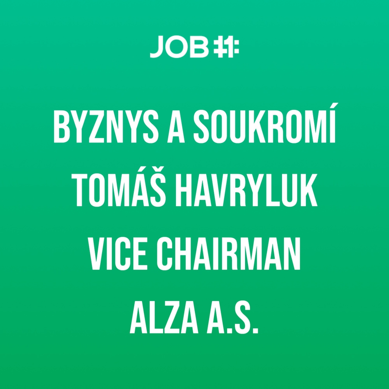 Obrázek epizody #10 Tomáš Havryluk - Vice Chairman - Alza a.s.