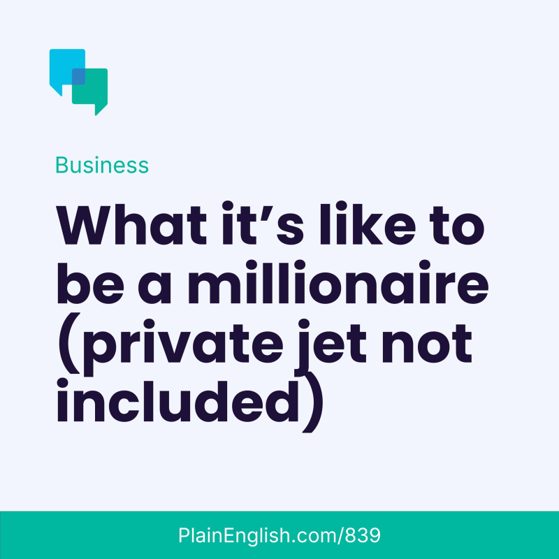 Obrázek epizody What does it mean to be a ‘millionaire’?