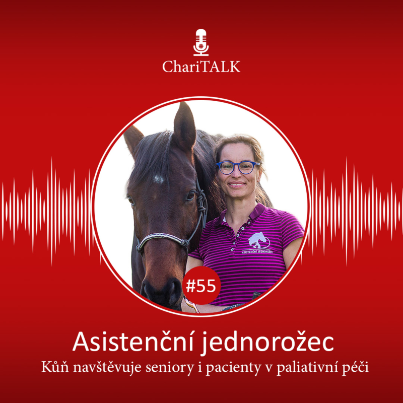 Obrázek epizody #55 Jednorožec, který pomáhá dotykem. Kůň navštěvuje seniory i pacienty v paliativní péči