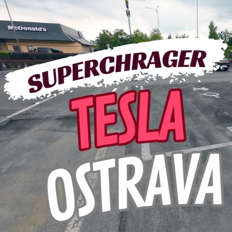 Obrázek epizody Tesla Ostrava nový supercharger u Ikey