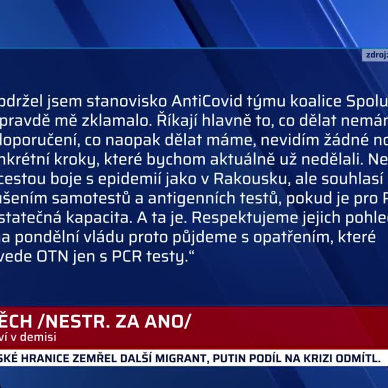 Obrázek epizody Zprávy 14.11.2021 10:00