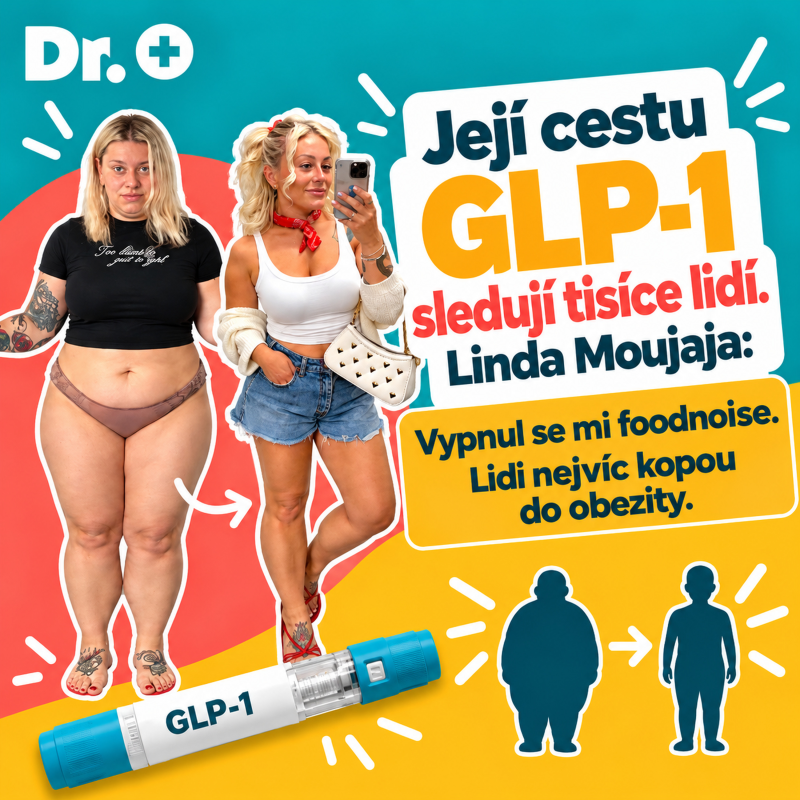Obrázek epizody Cesta s GLP-1 - Linda Moujaja: Vypnul se mi foodnoise. Lidi nejvíc kopou do obezity