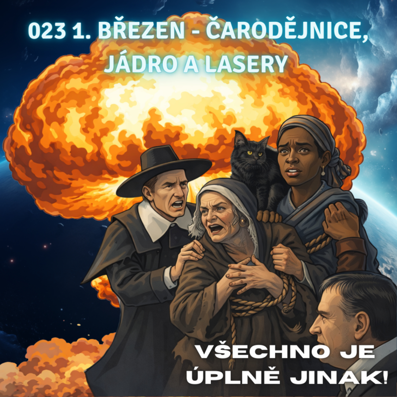 Obrázek epizody 023 1 březen - čarodějnice, jádro a lasery