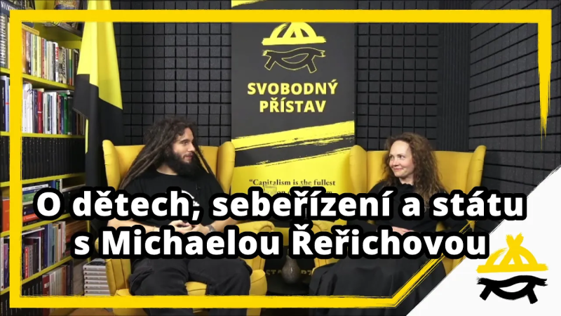 Obrázek epizody Studio Svobodného přístavu: O dětech, sebeřízení a státu s Michaelou Řeřichovou