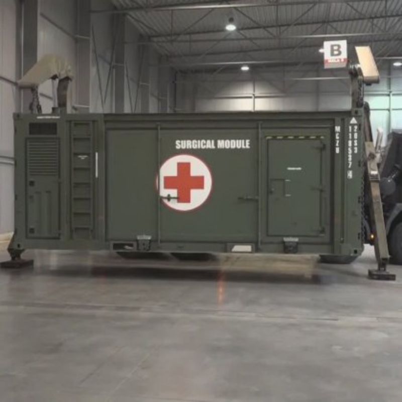 Obrázek epizody Marketing za 100 milionů korun. Armáda balí polní nemocnici v Letňanech