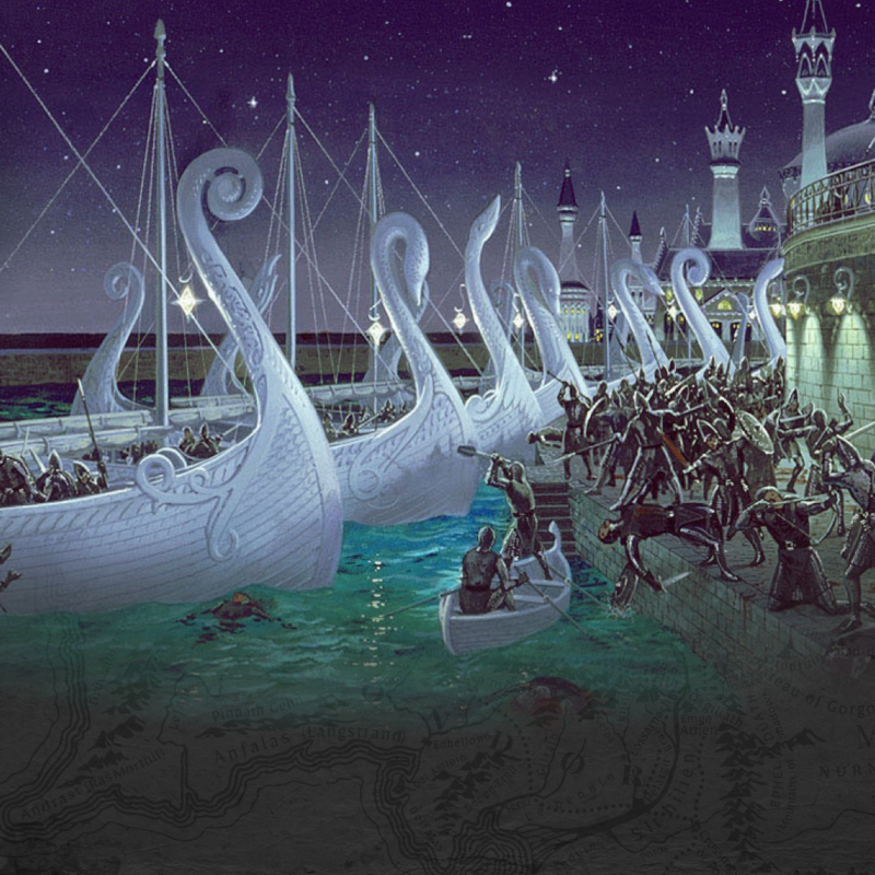 Obrázek epizody Fëanorova vzpoura a zabíjení rodných || Tam a zase zpátky