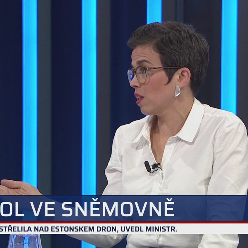 Obrázek epizody Alespoň uvidíte, jak lžete, nařkl Ševčík ve studiu Richterovou. Vstal a mával před ní lustrací