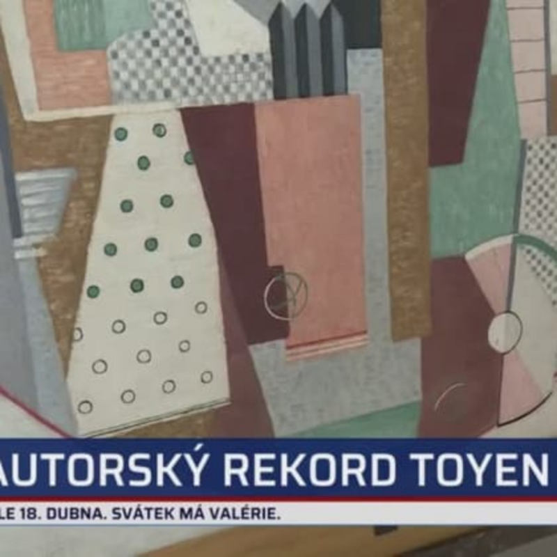 Obrázek epizody Nový autorský rekord Toyen (zdroj: CNN Prima NEWS)