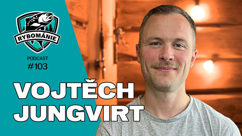 Obrázek epizody Jaké to je mít rybářské potřeby? Je to splněný sen každého rybáře? Vojtěch Jungvirt v podcastu #103