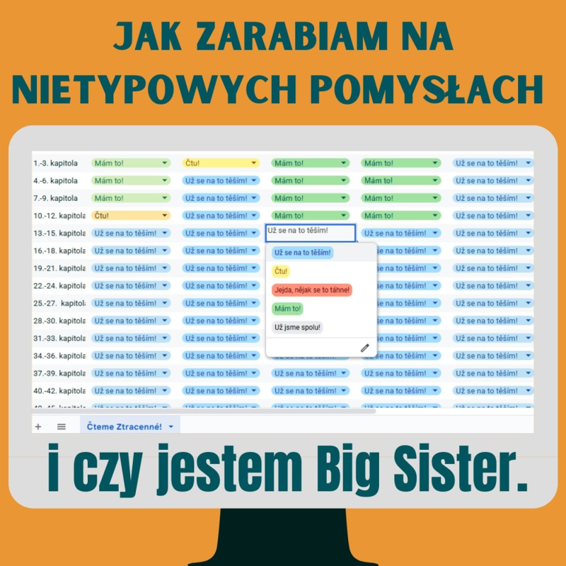 Obrázek epizody 99: Jak zarabiam na nietypowych pomysłach i czy jestem Big Sister
