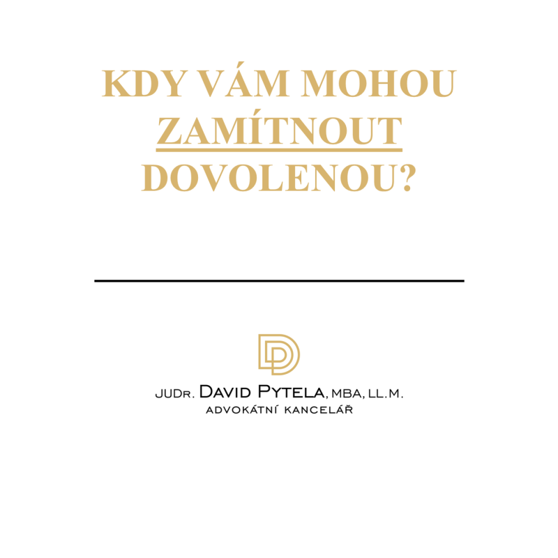 Obrázek epizody 42: Kdy vám mohou zamítnout dovolenou?