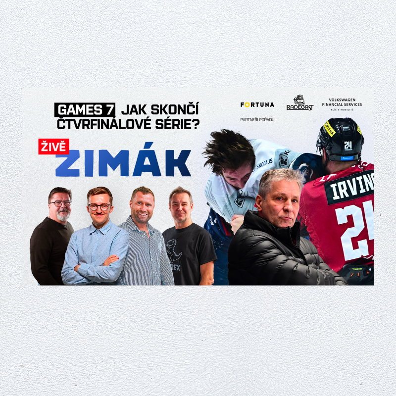 Obrázek epizody Zimák živě | Zvládne Sparta 7. zápas? Pokuta i krádež puku, geniální tah Varů. Změny v Brně a Olomouci