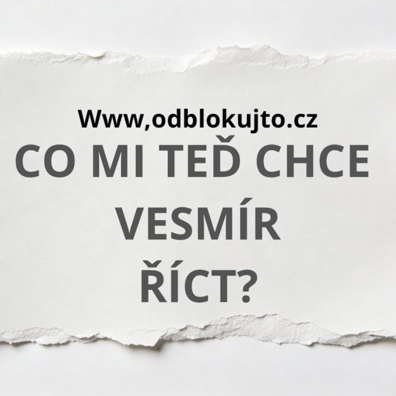Obrázek epizody CO MI TEĎ VESMÍR VZKAZUJE? 5 VZKAZŮ!