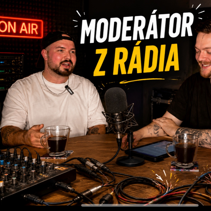 Obrázek epizody 16. Moderátor z rádia bez filtru: Práce, chyby i zákulisí