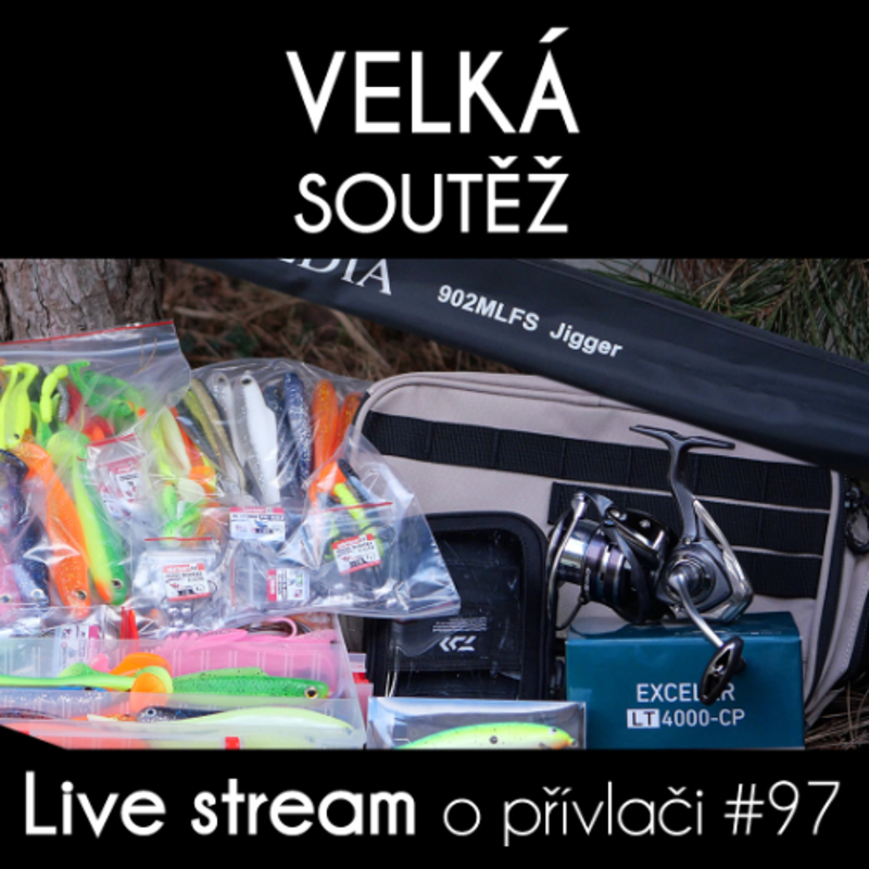 Obrázek epizody Přívlač Live #97 - Soutěž o ceny na přívlač za 14.000,- Kč!