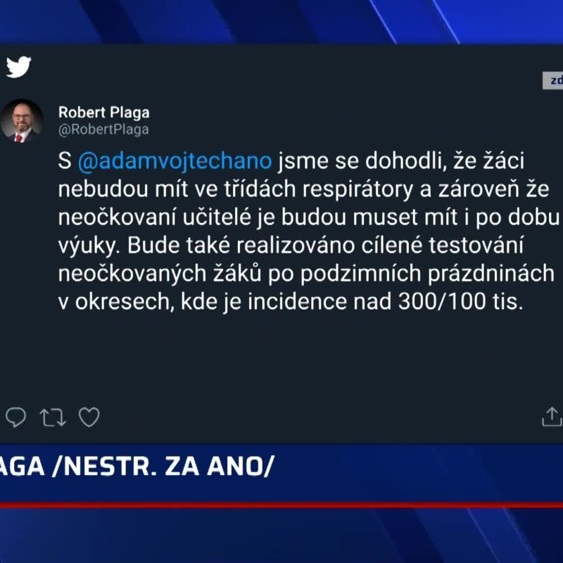 Obrázek epizody Jak reaguje na roušky ve školách odborník?